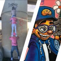 Art urbain - exposition en intérieur par Piko Paseos et Grop - LUSSAC-LES-CHATEAUX